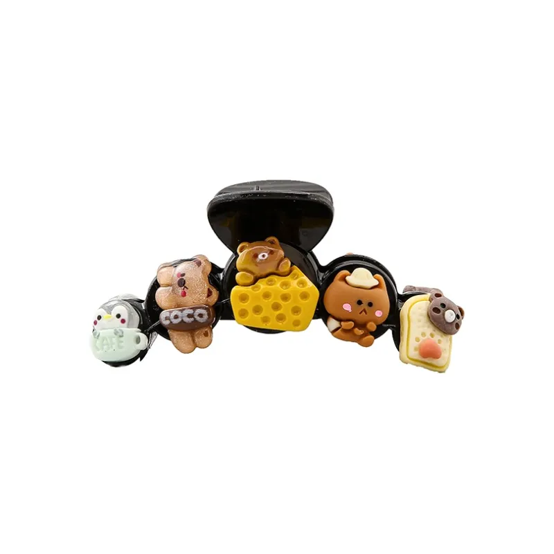 WIR ORNAMENTS Acrylic Hair Clips Women's-5