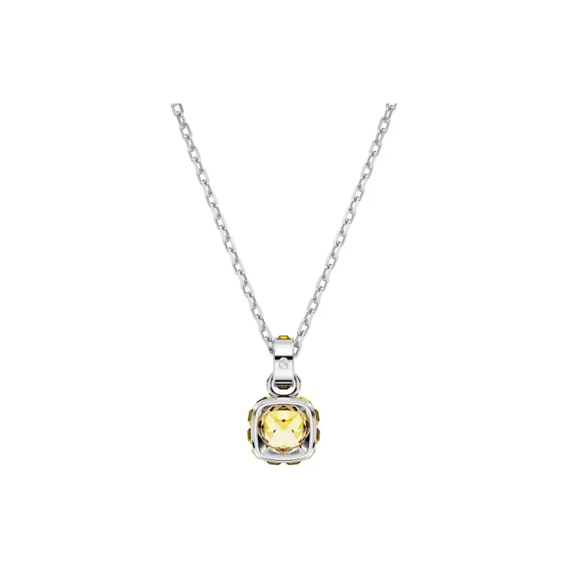 Swarovski Birthstone Necklaces Women's Yellow-1
