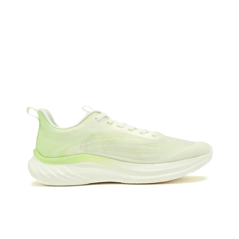 QIAODAN Cushioned Slip Resistant Abrasion Resistant Low Top Casual Running Shoes Men's Green-1