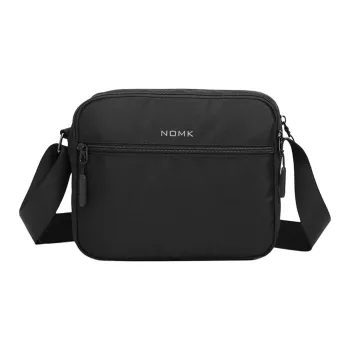 NOMK Oxford Shoulder Bag Crossbody Bag Regular Men's Black