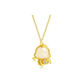 Di Su Xing Hetian Jade Pendants White Jade Women's