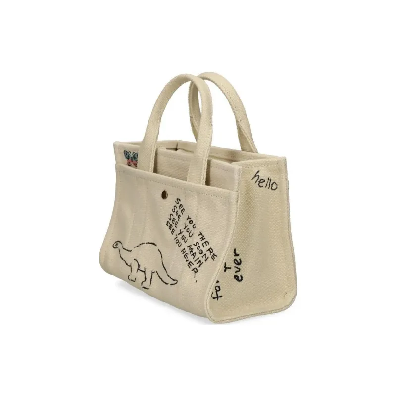 COACH Cargo Canvas Bag, Tote Bag, Shopping Bag, Shoulder Bag, Handbag Regular Women's Light Beige-3