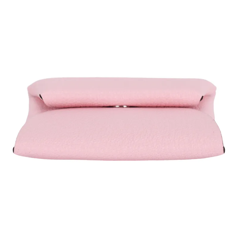 HERMES Bastia Chevre Mysore Goatskin Coin Purse Regular Women's Love Pink-3