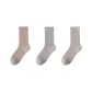 [3 Pack]Ruffle/Mesh Breathable Gray Purple+Light Purple+Light Gray
