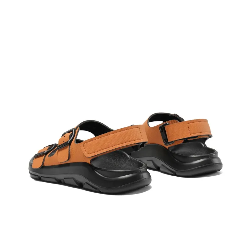 BELLE Beach Sandals Women's Ecru/Light Green/Orange-11