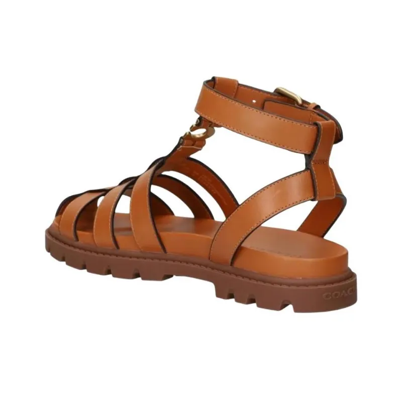 COACH Roman Sandals Women's Umber-3