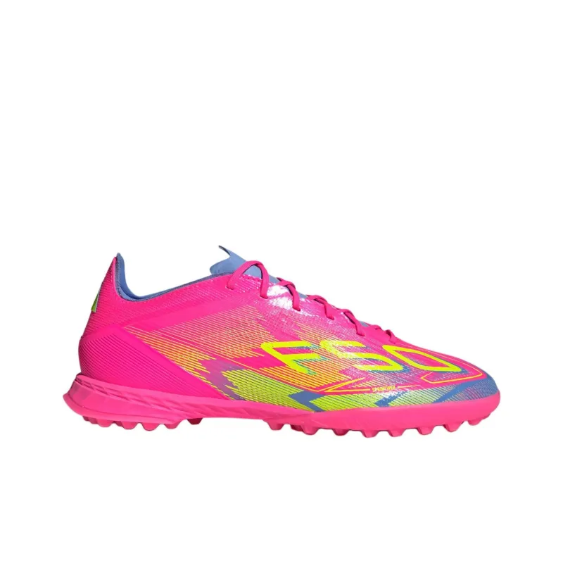Adidas F50 Pro Turf Lucid Pink Lucid Lemon Blue Fusion-1