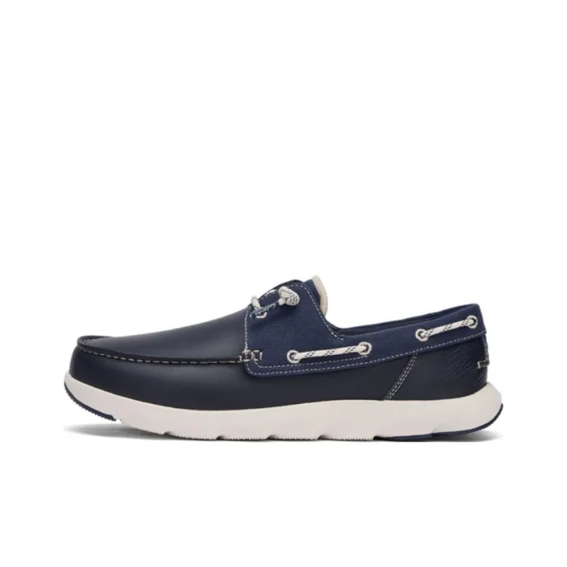 Clarks City Outdoor Collection Boat Shoes Men's Blue-0
