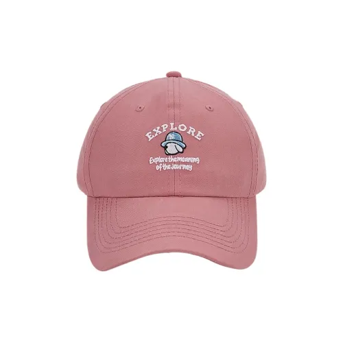 SLEEPYWALK Polyester Bucket Hats Womens White/Pink