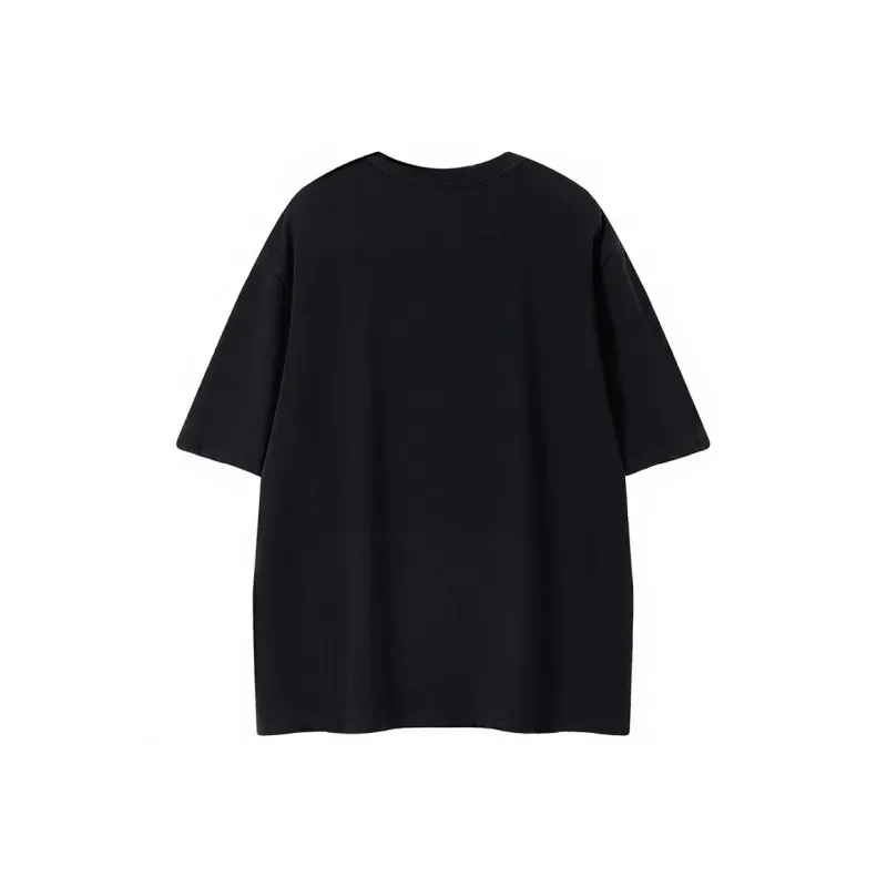 【dme】 Vintage Style Men's Clothing Pair Of Short Sleeved T Shirts 100% Cotton Top Half Sleeve Unisex-1