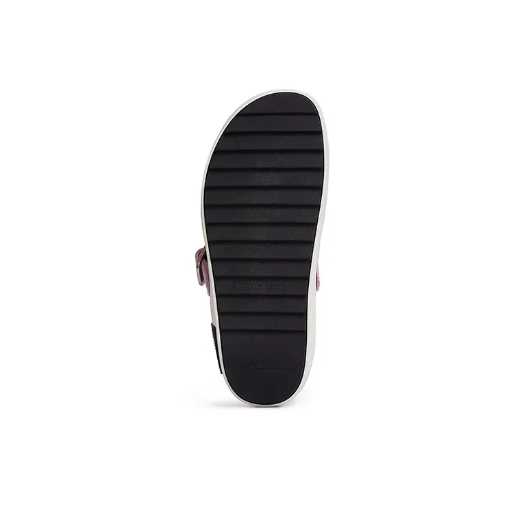 ARTICLE NO. Composite Sole Stitched Leather Patchwork Slip Resistant Wrap toe Slippers Women's Ice Cream Pink-6