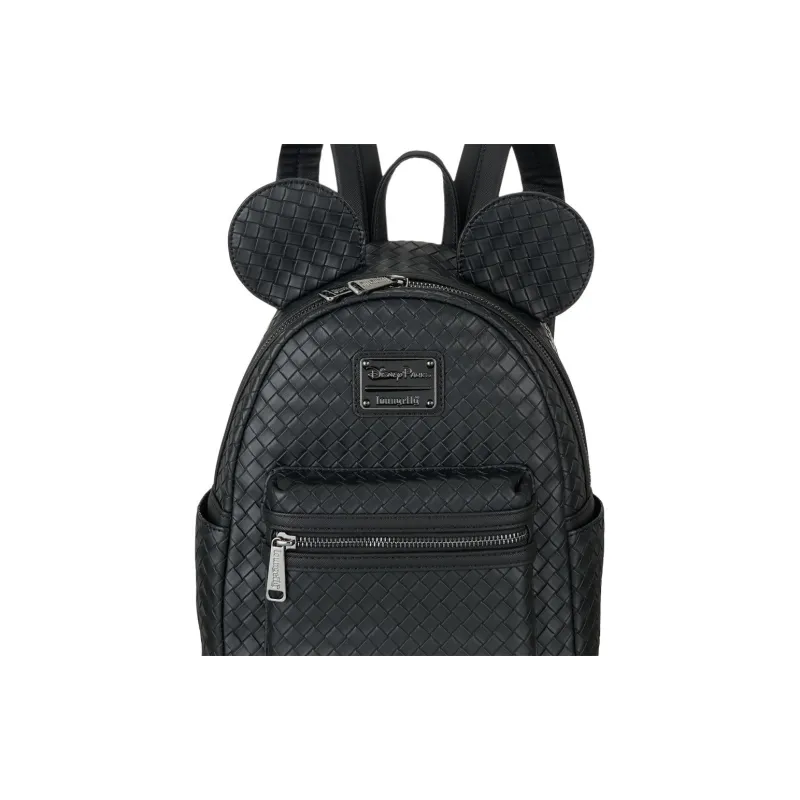 Disney PVC Polyvinyl Chloride Backpack Mini Unisex Black-2