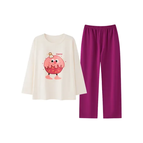 MADALLO Pajama Set Women's Deep Magenta