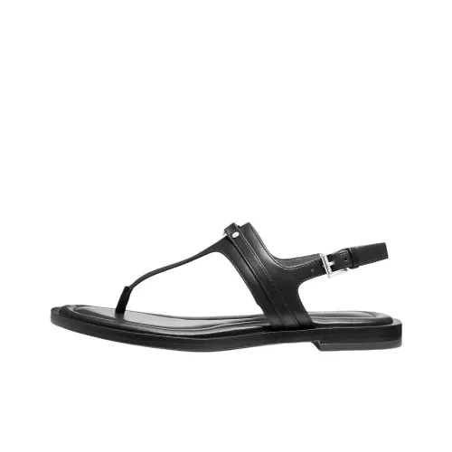 MICHAEL KORS Mandy One Strap Sandals Women's Black