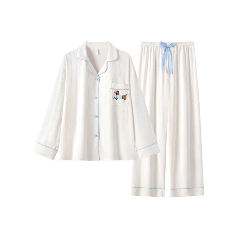 O'MESIK Pajama Set Women's White-0