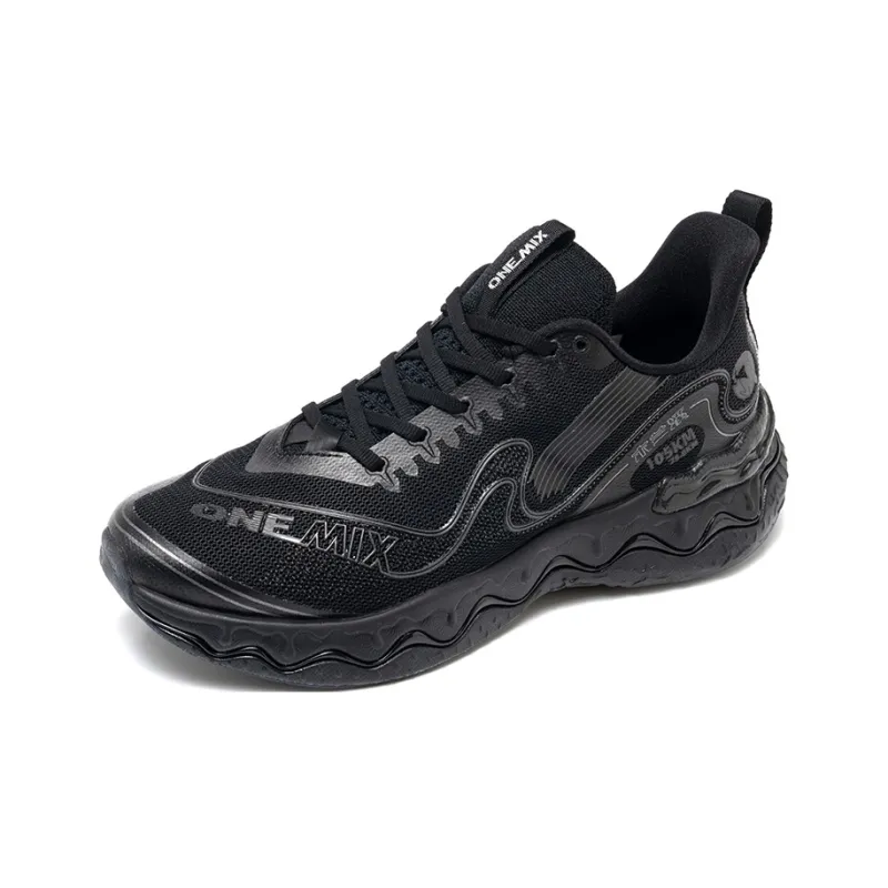 ONEMIX Mulan Creek Running Shoes Unisex Concentrated Black-2
