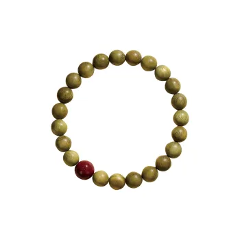 Moonstone Edge Green Sandalwood Bracelets Unisex