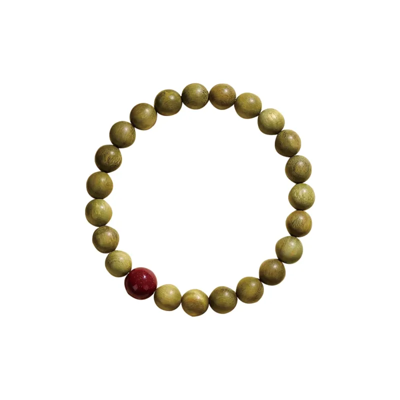 Moonstone Edge Green Sandalwood Bracelets Unisex-0
