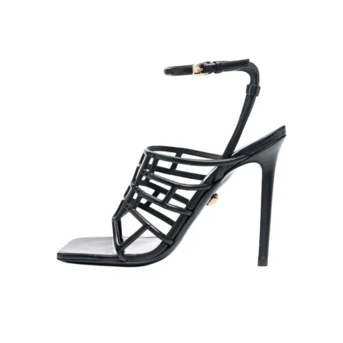 FANSIZHE One Strap Sandals Women's Black
