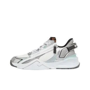 FENDI Flow Low Top Casual Shoes Men's White