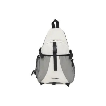 S.REPHEN Nylon Shoulder Bag Crossbody Bag Sling Bags Unisex Black/White