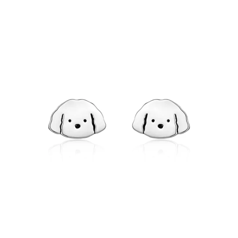 Inkopper Sterling Silver Stud Earrings Women's-0