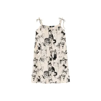 MADALLO Nightgown Women's Black White