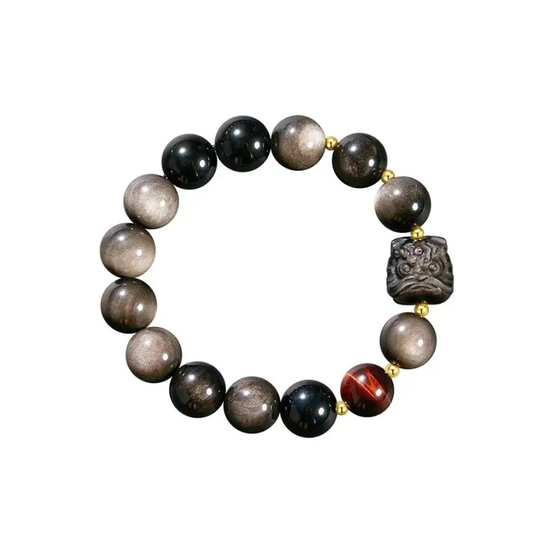 TUTAE Obsidian Jade Bracelets Unisex-4