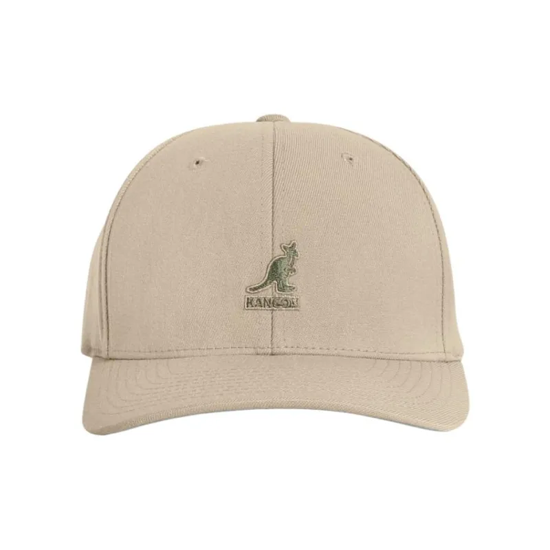 KANGOL Wool Baseball Caps Unisex Beige-2