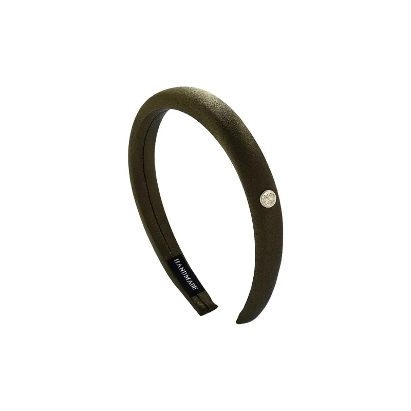 ROYALSASA Polyester Satin Headbands Women's-5