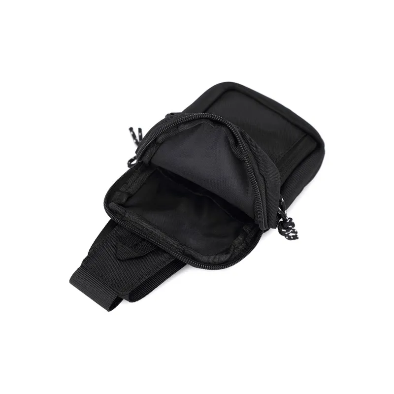 COLINS KEIRS Nylon Outdoor Sports Crossbody Bag With Cell Phone Pouch Sling Bag Regular Men's Black-4