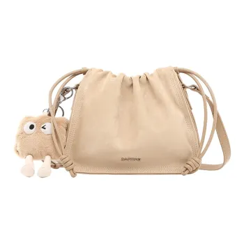 DAPHNE PU Cloud Bag, Shoulder Bag Regular Women's Khaki/Apricot