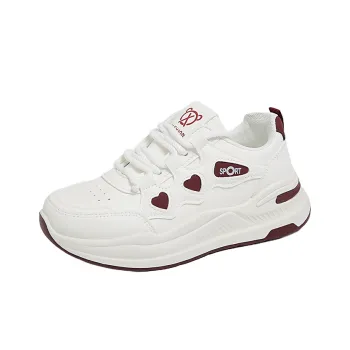Lycakington Height Increasing Anti Slip And Wear Resistant Low Top Skateboard Shoes Women's