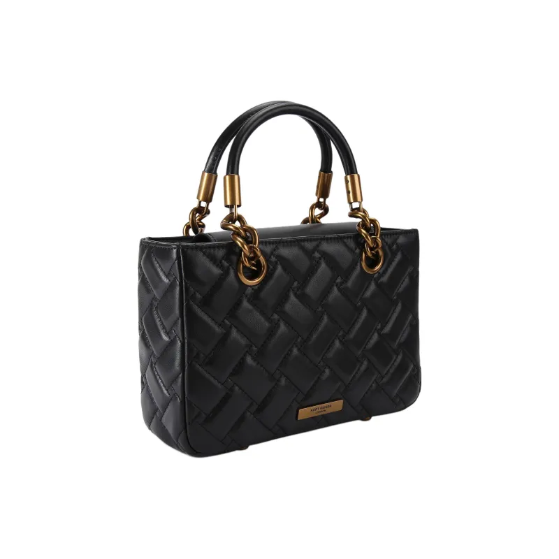 Kurt Geiger London Kensington Lambskin Tote Bag Shopping Bag Shoulder Bag Crossbody Bag Handbag Women's Black-2