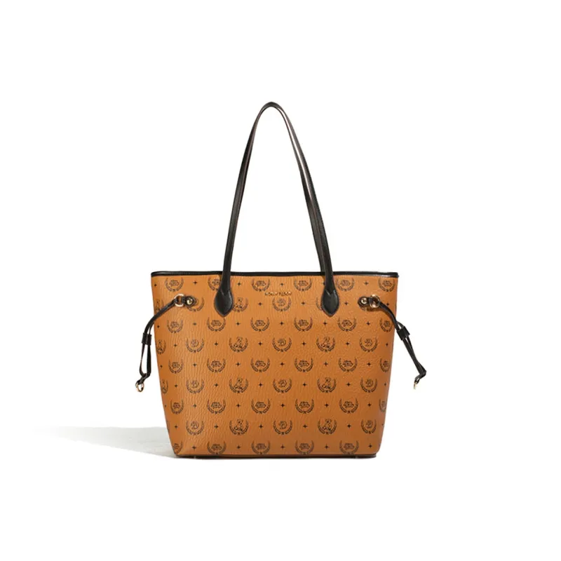 NOISY TEDDY PVC Shoulder Bag, Tote Bag, Shopping Bag, Basket Bag Regular Women's Brown-4