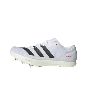 Adidas Anti Slip And Wear Resistant Functionality White Black Track Shoes Unisex Low Top Upper Height
