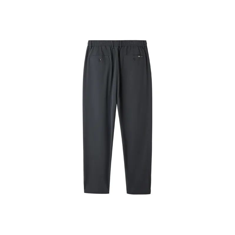 HLA Ankle Length Pants Men's Dark Gray Pattern 37-1