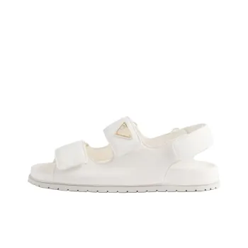 PRADA One Strap Sandals Women's White