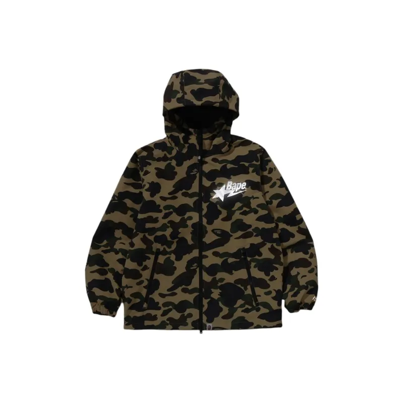 Bape Windstopper Products Gore Tex Labs 1st Camo Hoodie Jacket-2