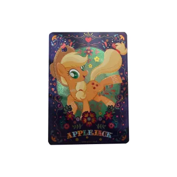 KAYOU My Little Pony, Volume 6 Of The Bright Moon Bag, Applejack SGR Card IP/Anime Cards 1 Pc