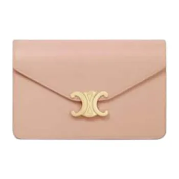 CELINE Margo Calfskin Shoulder Bag Women's Pink