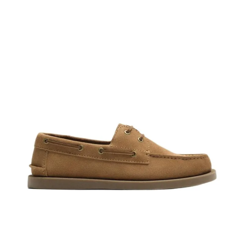ZARA Boat Shoes Men Brown-1