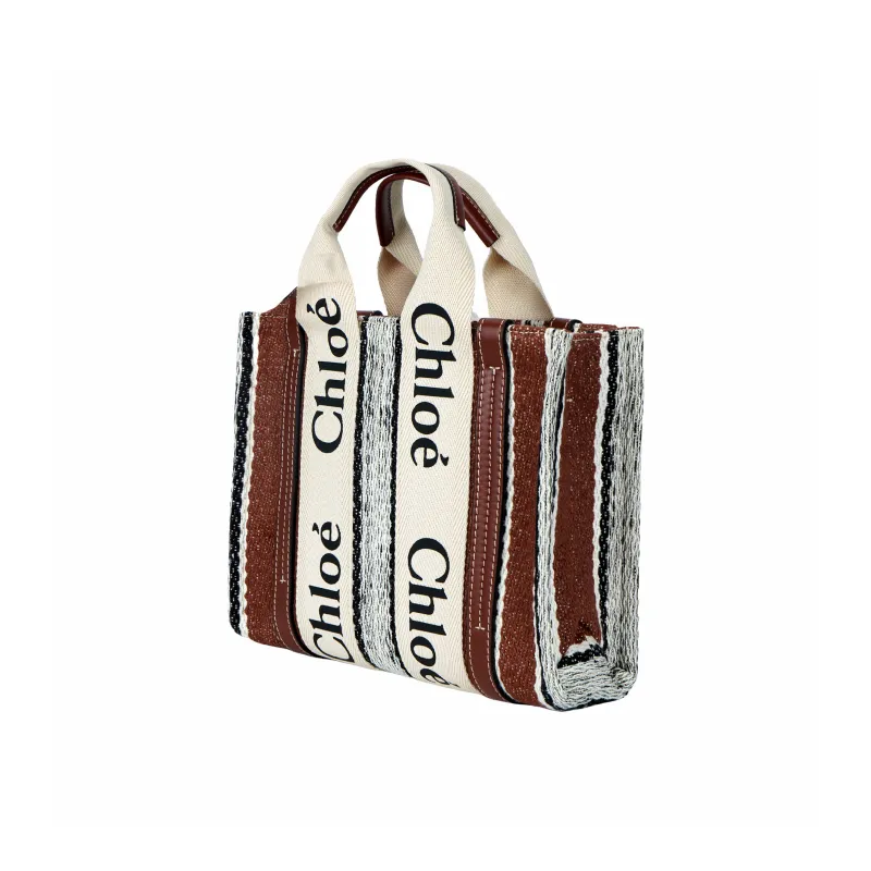 Chloe Woody PU Handbag Women's Multicolor-5