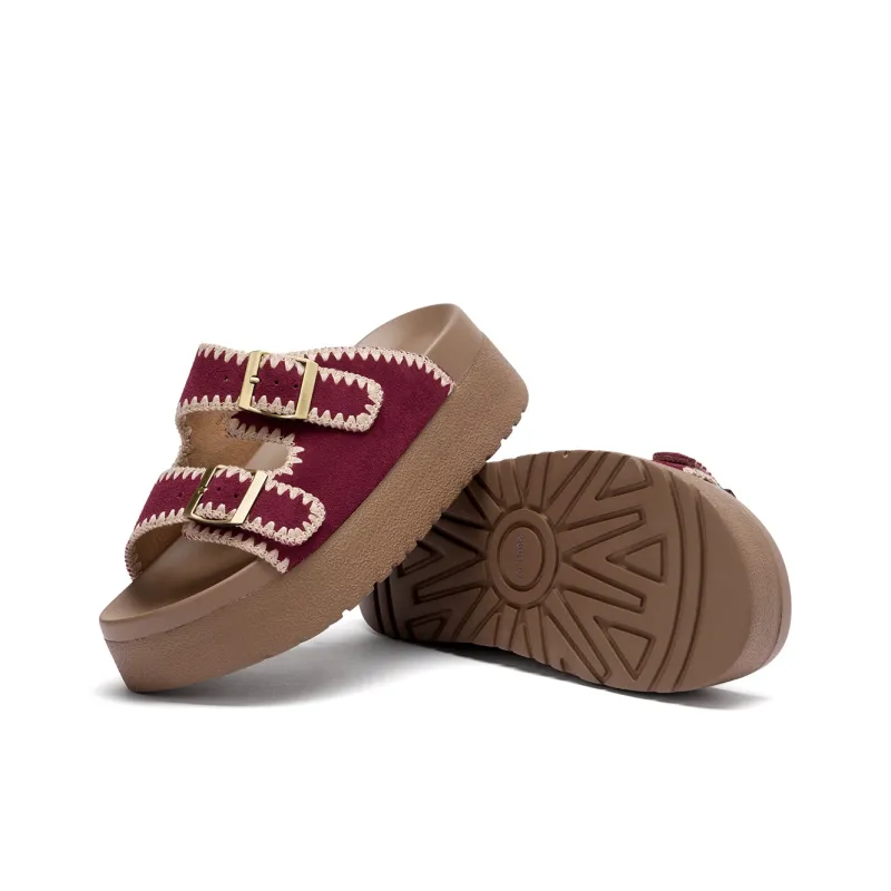 Hotwind Biscuit Boken Collection Slip Resistant Abrasion Resistant Slide Slippers Women's-18