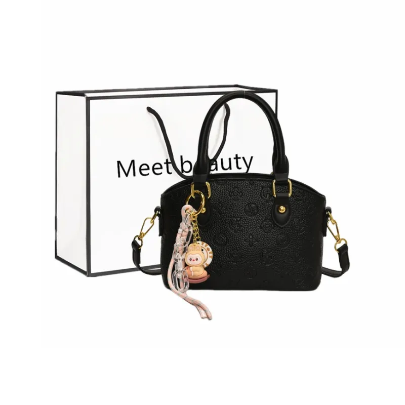 Fitchell PU Handbag Regular Women's White/Blue/Black/Pink-7