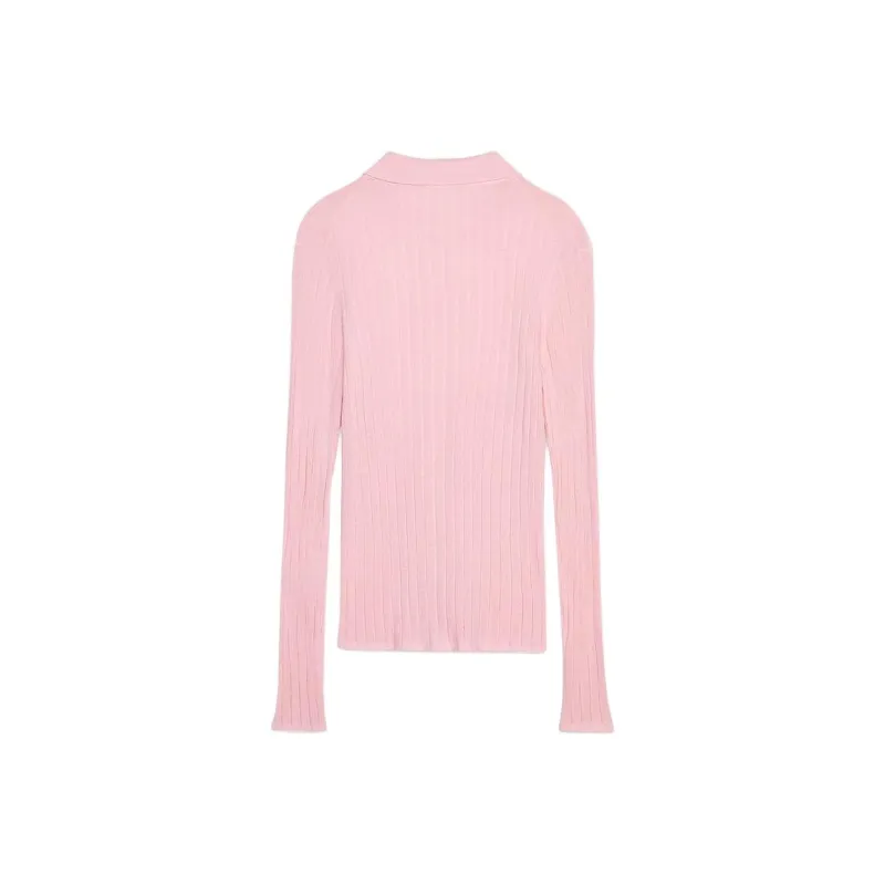 ZARA Knitwear Women's Light Pink Red-1