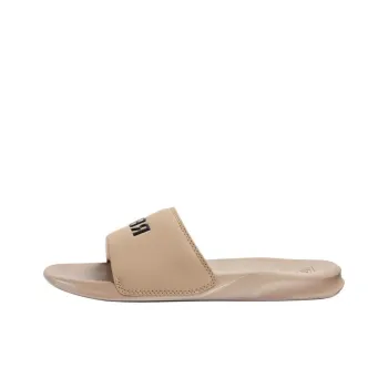 REEF Slip Resistant Abrasion Resistant Slide Slippers Men's Beige