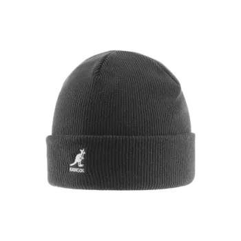KANGOL Flannel, Acrylic Beanies Unisex Black