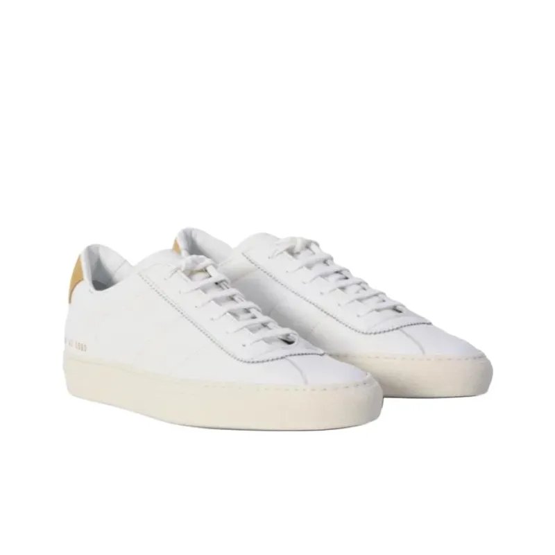 COMMON PROJECTS Tennis Classic Low Top Skateboard Shoes Men's White-2