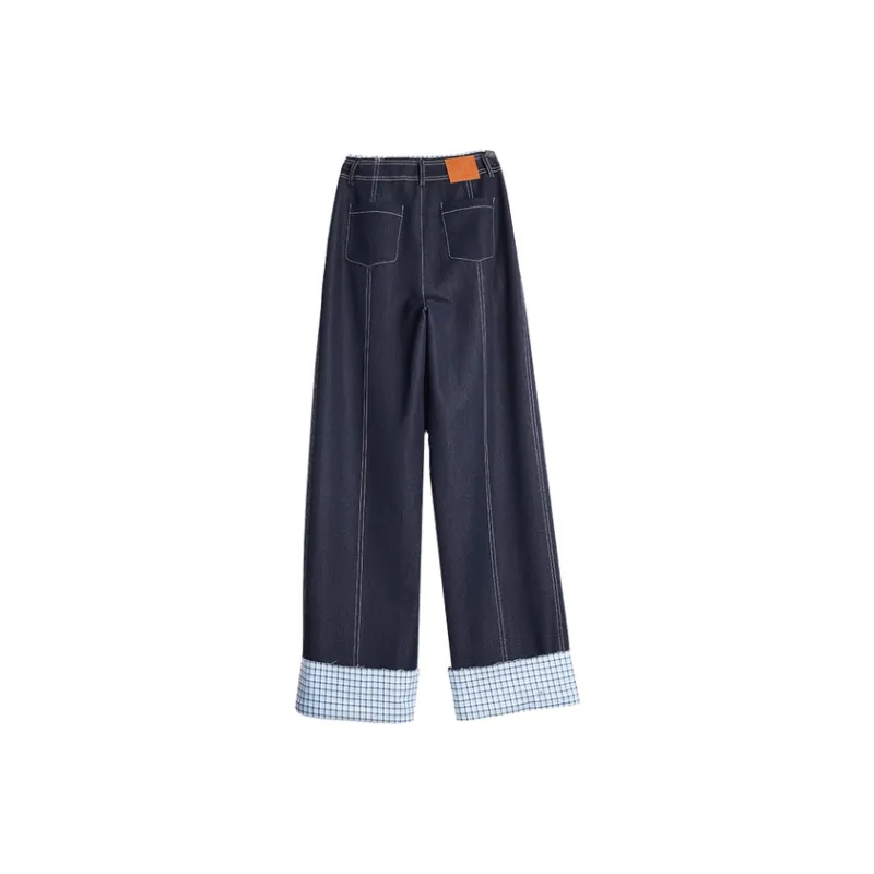 ELLE Jeans Women's Navy Blue-1